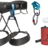 Black Diamond Momentum Rock Climbing Harness Package