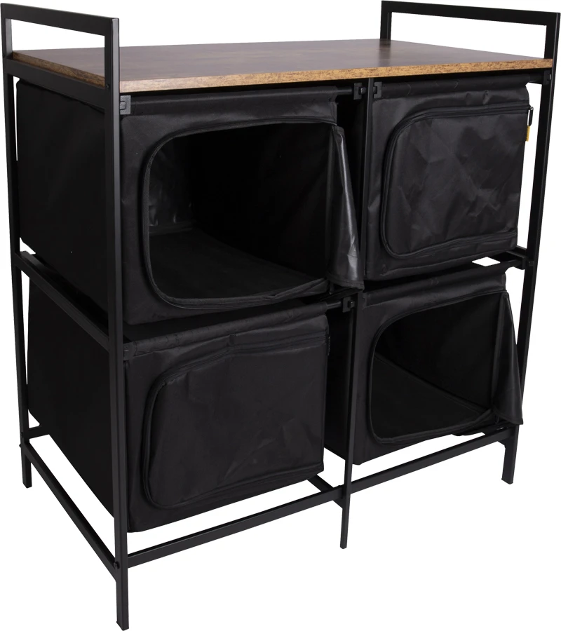 Bo-Camp Lawton Cooking Cabinet Folding Camping Storage Unit 2 Bo-Camp Lawton Cooking Cabinet Folding Camping Storage Unit - Image 2