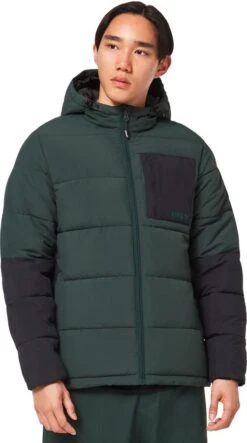 Oakley Tahoe Puffy RC Insulated Snow/Ski Jacket -Sports Equipment 193517549923 tahoe puffy rc jacket hunter greenblackout alternate d06