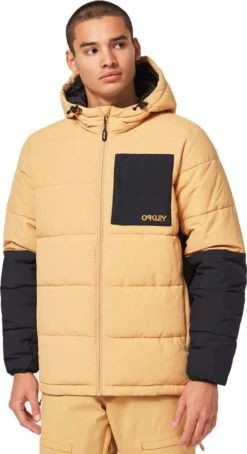 Oakley Tahoe Puffy RC Insulated Snow/Ski Jacket -Sports Equipment 193517549985 tahoe puffy rc jacket light curryblackout alternate d04