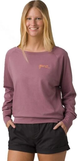 Prana Organic Graphic Long Sleeved T-Shirt -Sports Equipment 1962491 SOFTMUSKOPENHEART