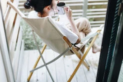 Snow Peak Take! Bamboo Chair Long Deluxe Outdoor Chair -Sports Equipment 20200821 5D3 6382