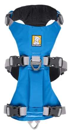 Ruffwear Flagline Lightweight Pet Dog Harness -Sports Equipment 30551 Flagline Harness Blue Dusk Overhead SMALL 820x550
