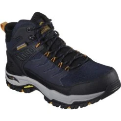 Skechers Relaxed Arch Fit® Dawson Raveno Hiking Boots -Sports Equipment 4586f027 67b0 4cf5 85de df434a706693 204634 NVBK large20copy