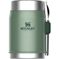 Stanley Legendary Food Jar + Spork Vacuum Insulated Container -Sports Equipment 4aef7a8b 0736 4ebb 8ca4 39e552fa0a61 BEFORD CLASSICVACUUMFOODJAR 14OZ HGREEN ORTHOcopy 2