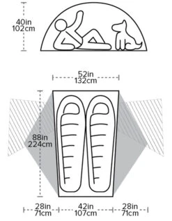 Big Agnes Copper Spur HV UL2 Ultralight Backpacking Tent -Sports Equipment 5d0e1692 4862 40db b137 dba121091caaTHVCS220 FPHH 015