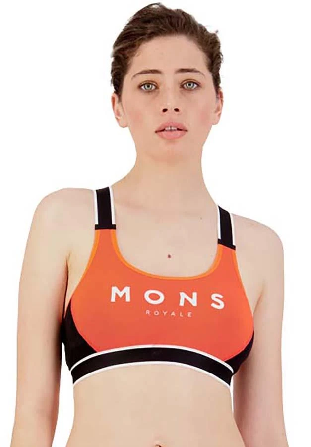 Mons Royale Stella X-Back Women's Merino Wool Sports Bra 4 Mons Royale Stella X-Back Women's Merino Wool Sports Bra - Image 4