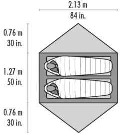 MSR Hubba Hubba NX Tent Lightweight Backpacking Shelter -Sports Equipment 791148d1 beb1 47d1 a8a3 c771f00159a010316 msr hubba hubba nx floor plan 01
