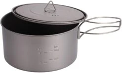 Titanium Pot Ultralight Camping Cookware -Sports Equipment 900 m