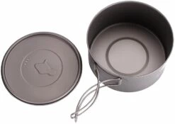 Titanium Pot Ultralight Camping Cookware -Sports Equipment 900 x