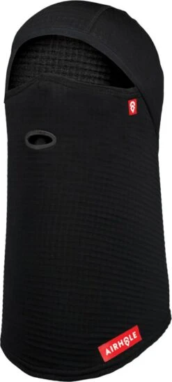 Airhole Full Hinge Waffle Knit Snowboard Balaclava -Sports Equipment AHB5WK BLK 1