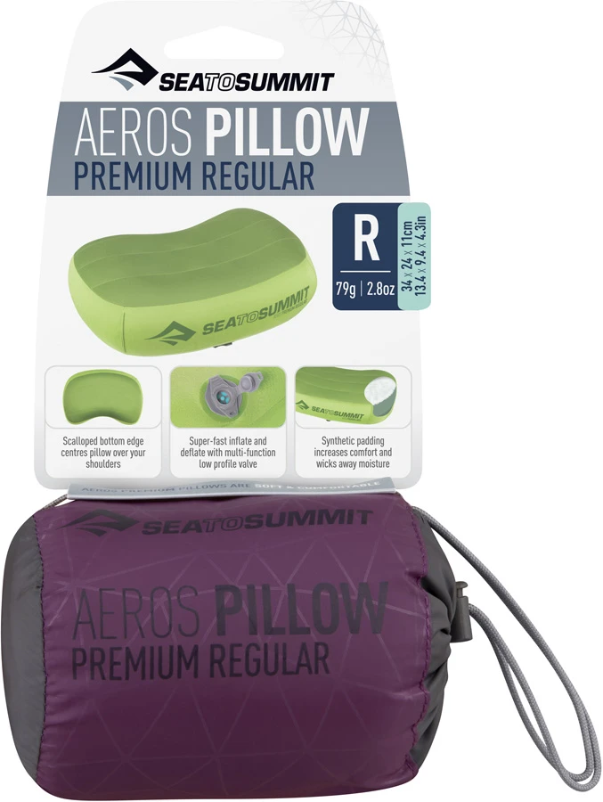 Sea To Summit Aeros Premium Inflatable Camping Pillow 9 Sea To Summit Aeros Premium Inflatable Camping Pillow - Image 9