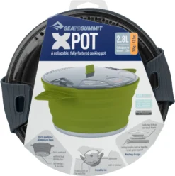 Sea To Summit X-Pot Folding Camping Cookware -Sports Equipment AXPOT2.8CH X Pot 2.8Litre Charcoal Packaging 01 scaled