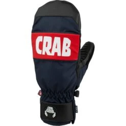 Crab Grab Punch Snowboard / Ski Mitts -Sports Equipment Crab Grab FA23 Mittens Punch Navy and Red BOH 2000x