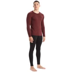 Icebreaker 200 Oasis Leggings Merino Wool -Sports Equipment FW22 Men 200 Oasis Leggings 104369001 3copy