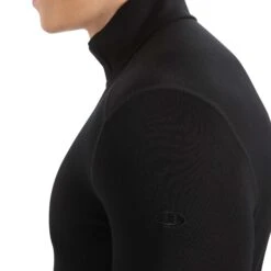 Icebreaker Merino 260 Half ZIp Thermal Long Sleeve Top -Sports Equipment FW22 Men 260 Tech LS Half Zip 104372001 6copy