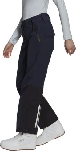 Adidas TERREX Resort 2L Stretch Women's Snow Pants -Sports Equipment GT2820 5 APPAREL OnModel SideView transparentcopy