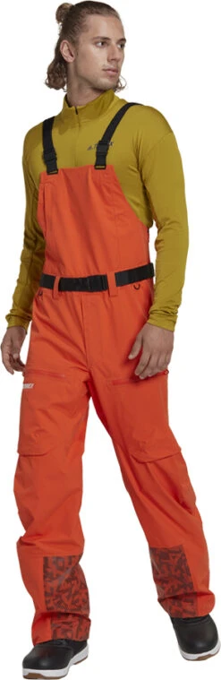 Adidas TERREX 3-Layer Gore-Tex Bib Pants -Sports Equipment HC7734 3 APPAREL OnModel StandardView transparentcopy
