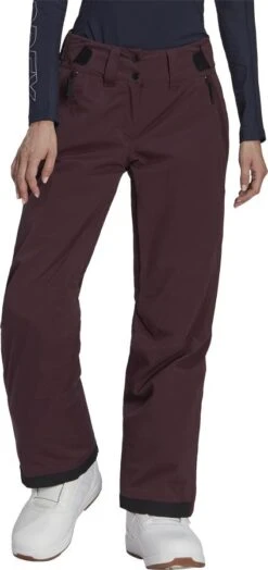 Adidas TERREX Resort 2L Stretch Women's Snow Pants -Sports Equipment HI5491 3 APPAREL OnModel StandardView transparentcopy 1