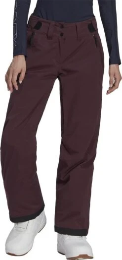 Adidas TERREX Resort 2L Stretch Women's Snow Pants -Sports Equipment HI5491 3 APPAREL OnModel StandardView transparentcopy 2