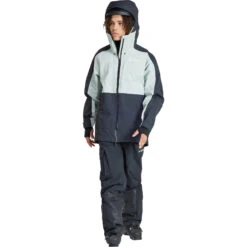Adidas TERREX TechRock 3L Ski/Snowboard Jacket -Sports Equipment IB4218 7 APPAREL OnModel StandardOutfitView transparent