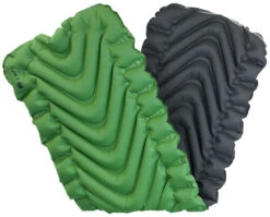 Klymit Static V Airbed Inflatable Camping Mattress -Sports Equipment Klymit StaticV 06SVGR01C Folded v1 noValve 2000x2000