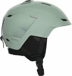 Salomon Icon LT Pro Women's Snowboard/Ski Helmet -Sports Equipment L47013500 0 VIR ICON LT PRO WHITE MOSS.png.high res