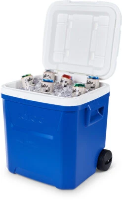 Igloo Laguna Roller 60 Wheeled Camping Cool Box -Sports Equipment Laguna60rollerblue1