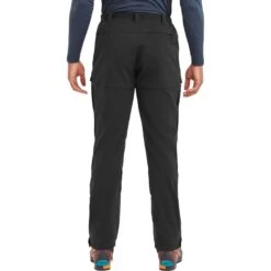 Montane Terra XT Technical Softshell Shorts -Sports Equipment MTEXRBLA TERRA XT PANTS REG LEG BLACK 2copy