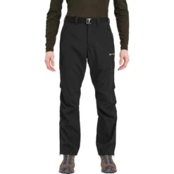 Montane Terra Pants Technical Softshell Trousers -Sports Equipment MTPNRBLA TERRA PANTS REG LEG BLACK 1