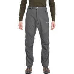 Montane Terra Pants Technical Softshell Trousers -Sports Equipment MTPNRSLA TERRA PANTS REG LEG SLATE 1 1