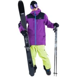 Charger 3L Ski/Snowboard Jacket -Sports Equipment Men s Charger Jacket AW22 Purple 1copy