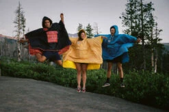 POLER Camp Poncho Reversible Camping Blanket With Hood -Sports Equipment PhotoJul31100631AM