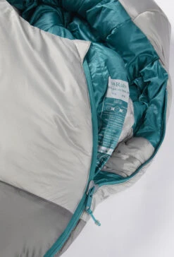 Rab Women's Solar Ultra 3 Lightweight Sleeping Bag -Sports Equipment SOLAR ULTRA 3 WMNS DARK PEWTER QSS 02 DPW 08