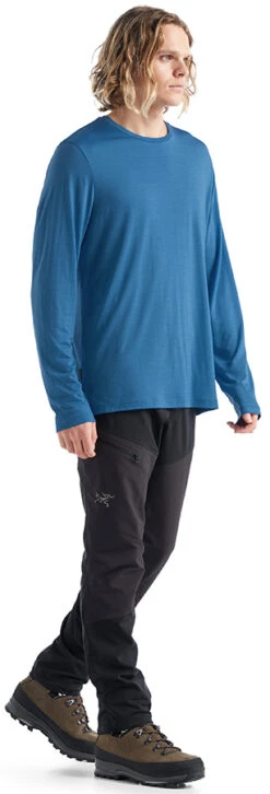 Icebreaker Sphere II Merino Long Sleeve T-shirt 5 Icebreaker Sphere II Merino Long Sleeve T-shirt -Sports Equipment SS22 Men Sphere II LS Tee AZUL 0A56D8351 3