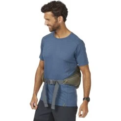 Lowe Alpine Space Case Technical Waist Pack -Sports Equipment Space Case 7 LightKhaki FAH 05 LKH Model Front 03copy