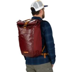 Osprey Transporter Roll Top 28 Day Pack/Backpack -Sports Equipment Transporter RollTop F23 OnBody6 RedMountaincopy