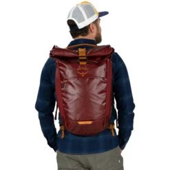 Osprey Transporter Roll Top 28 Day Pack/Backpack -Sports Equipment Transporter RollTop F23 OnBody7 RedMountaincopy