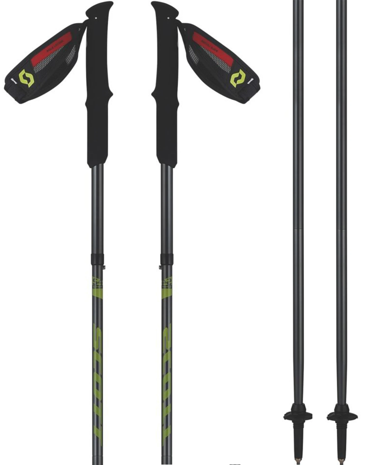 Scott Trail Lightweight Folding Running Poles 1 Scott Trail Lightweight Folding Running Poles