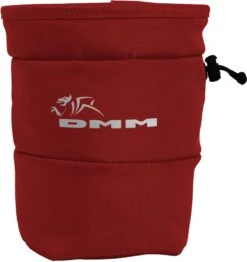 DMM Tube Rock Climbing Chalk Bag -Sports Equipment cb31rd tube chalk bag red