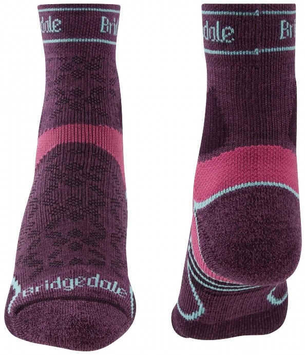 Bridgedale Trail Run Lightweight T2 Women's Merino Socks 2 Bridgedale Trail Run Lightweight T2 Women's Merino Socks - Image 2