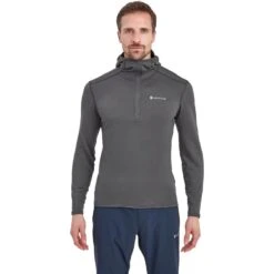 Montane Protium Lite Men's Pull-on Hooded Fleece -Sports Equipment fadcef10 b456 4ffa 9b3d 7399e852af8c Slate1