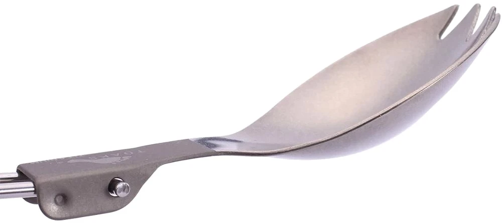 Titanium Folding Spork Ultralight Camping Cutlery 4 Titanium Folding Spork Ultralight Camping Cutlery - Image 4