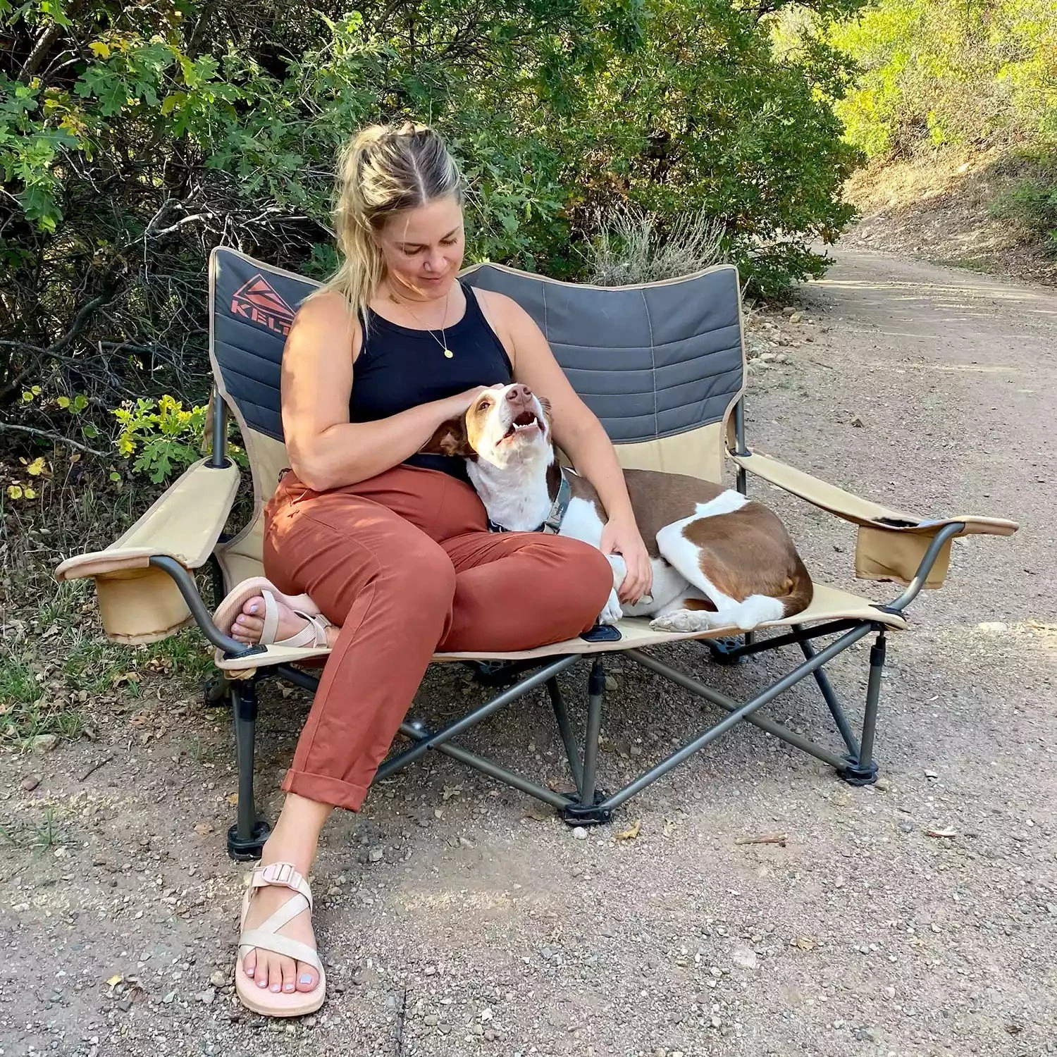 Kelty Loveseat Low Padded Double Camping Chair 6 Kelty Loveseat Low Padded Double Camping Chair - Image 6