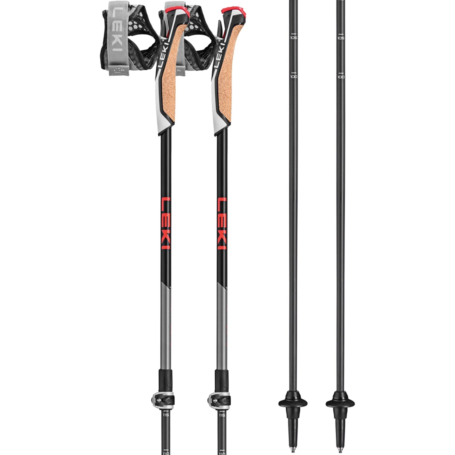 Leki Instructor Lite Adjustable Nordic Walking Poles 1 Leki Instructor Lite Adjustable Nordic Walking Poles