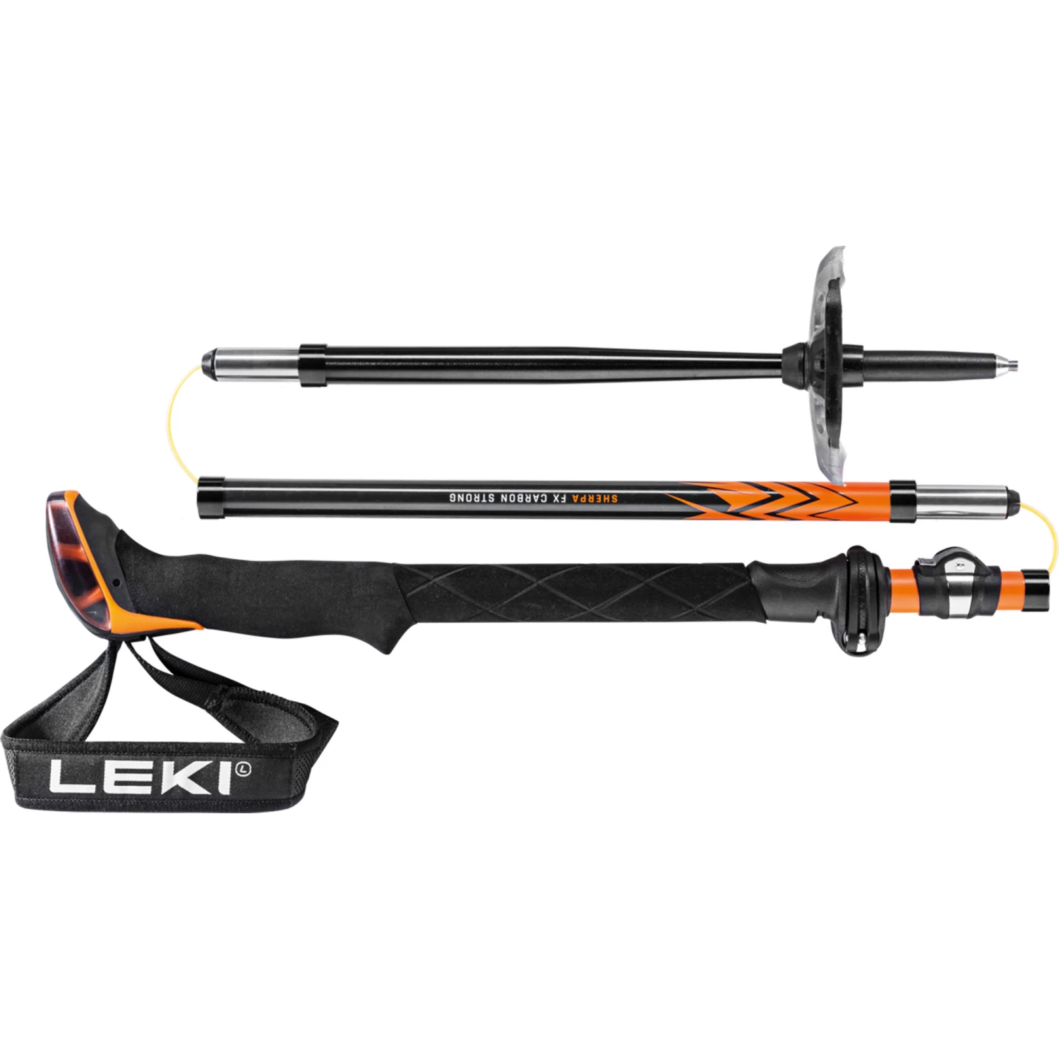 Leki Sherpa FX Carbon Strong Adjustable Alpine Touring Pole 2 Leki Sherpa FX Carbon Strong Adjustable Alpine Touring Pole - Image 2
