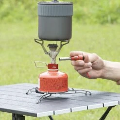 MSR Universal Canister Stand Camping Stove Fuel Stand -Sports Equipment msr fuel stand 002