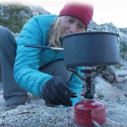 MSR Pocket Rocket Deluxe Stove Single Burner Camping Stove -Sports Equipment msr pocketrocket deluxe 000c