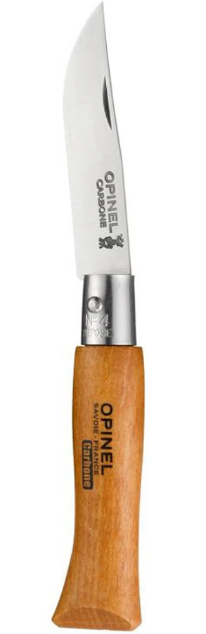 Opinel No.4 Carbon Compact Folding Pocket Knife 1 Opinel No.4 Carbon Compact Folding Pocket Knife