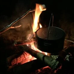 Titanium Pot + Bail Handle Ultralight Cookware -Sports Equipment pajb311